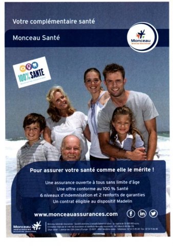 monceau santé une offre mutuelle er prévoyance monceau assurances, votre agent général Saint Amand Montrond